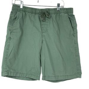 GAP mens Easy Short Elastic Waist Size M Green Elastic Waist Drawstring  2820